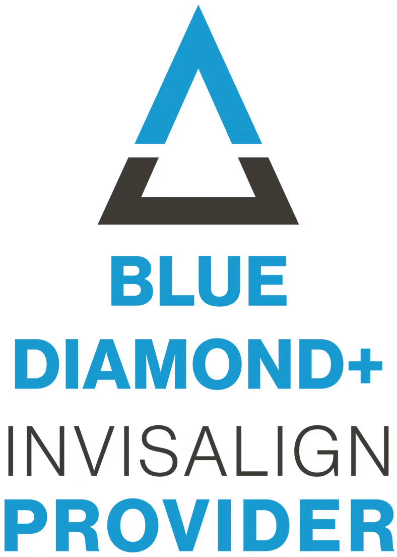 blue diamond+ invisalign provider logo