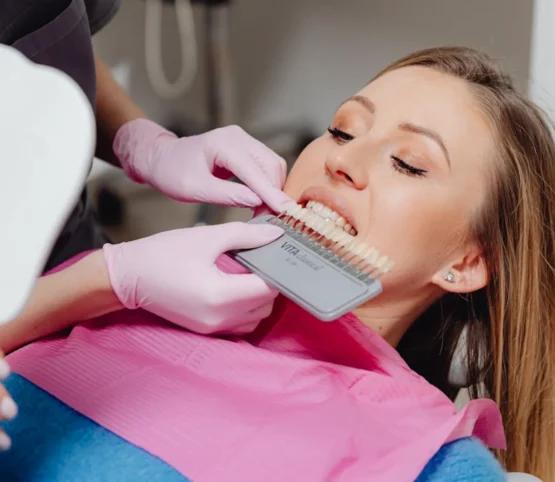 Cosmetic dental consultation focused on smile design